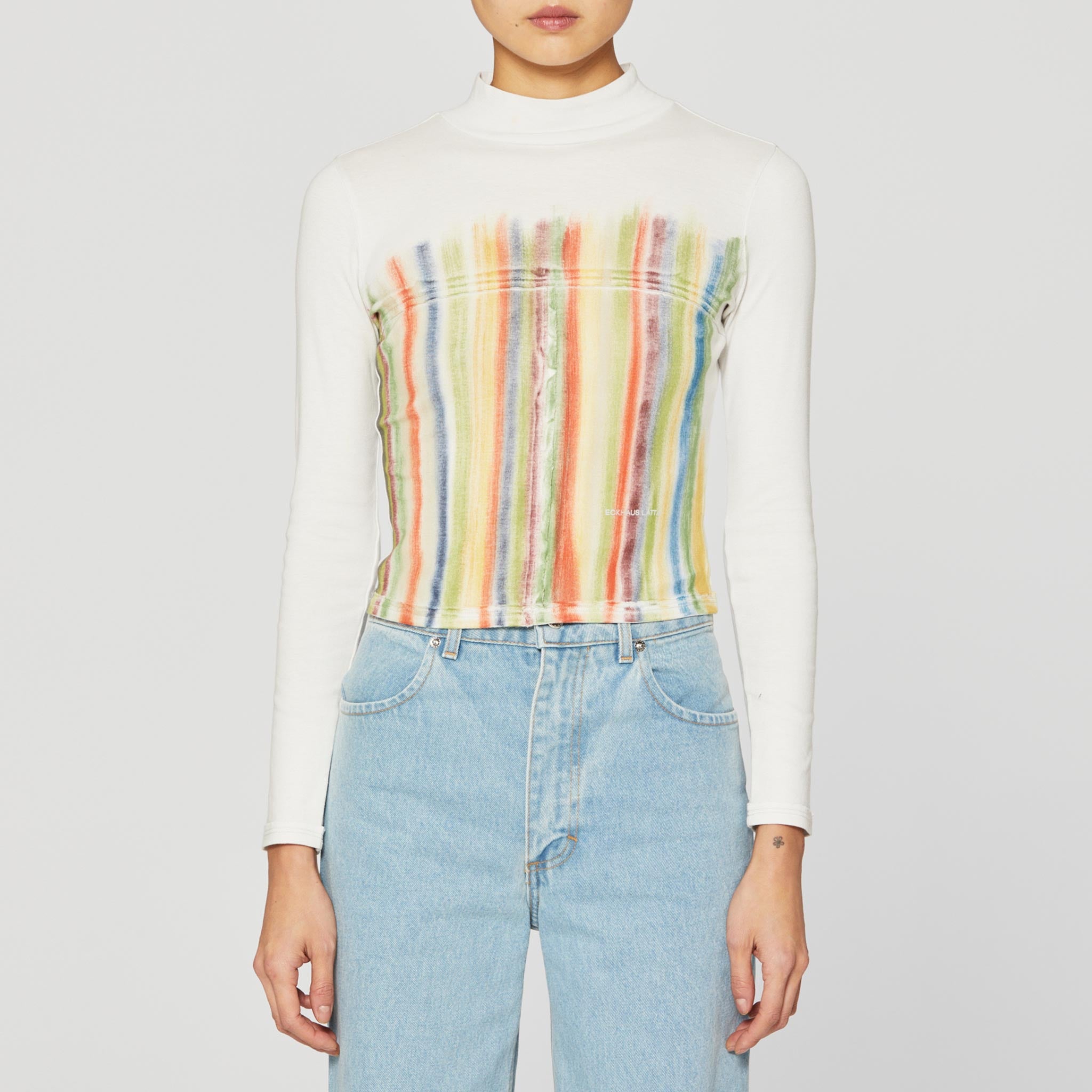 Eckhaus Latta - Lapped Baby Turtleneck - Stained Glass | available at LCD