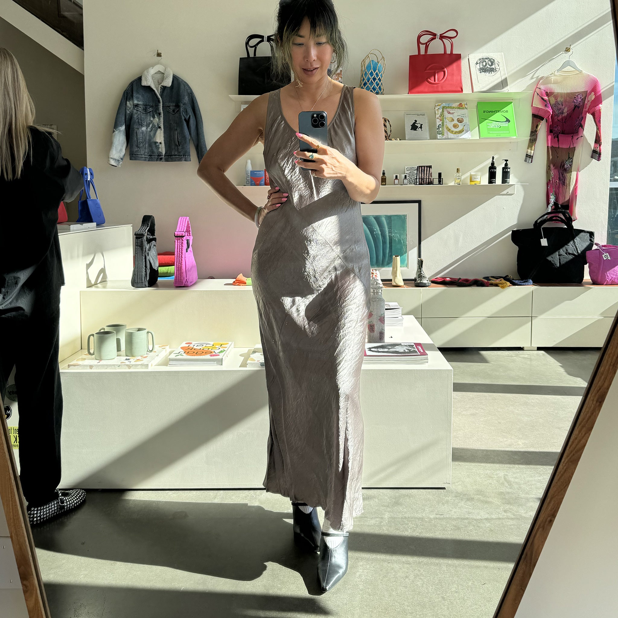 Lauren Manoogian - Luster Bias Dress - Laurel | available at LCD