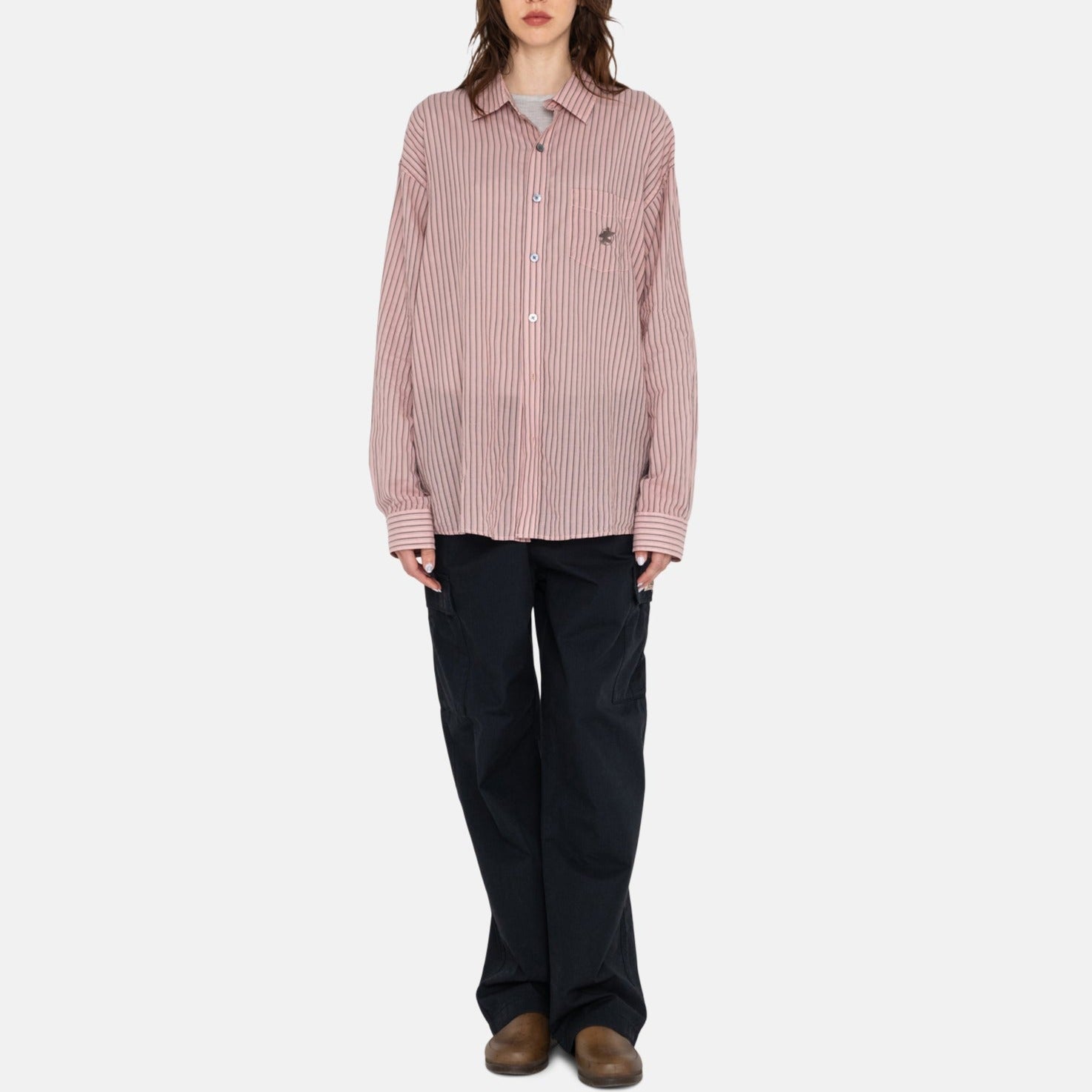 Stussy - Lightweight Classic Shirt - Brick | available at LCD