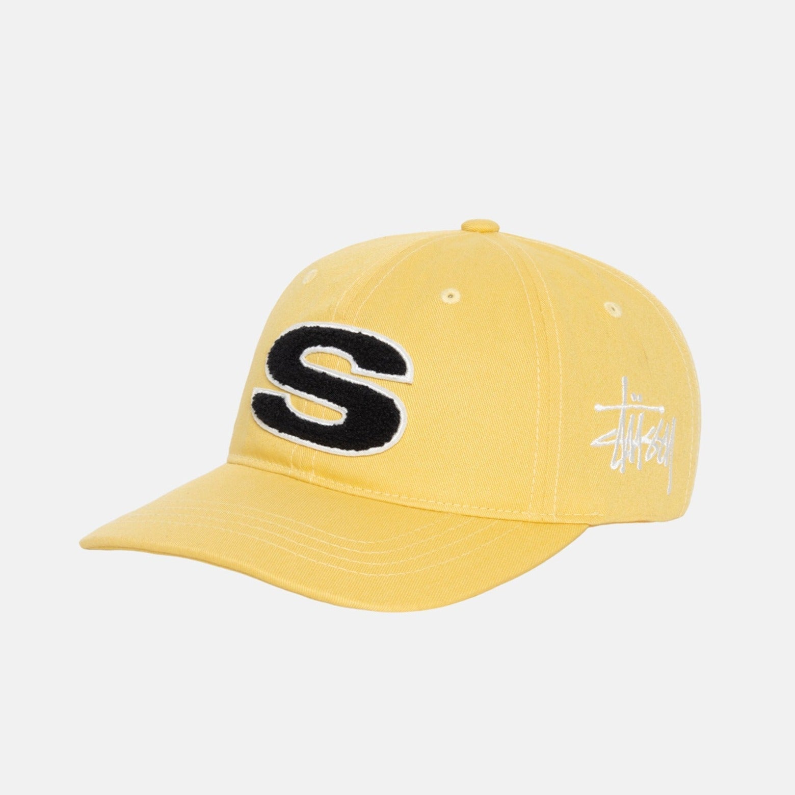 Stussy - Chenille S Low Pro Cap - Mustard | available at LCD