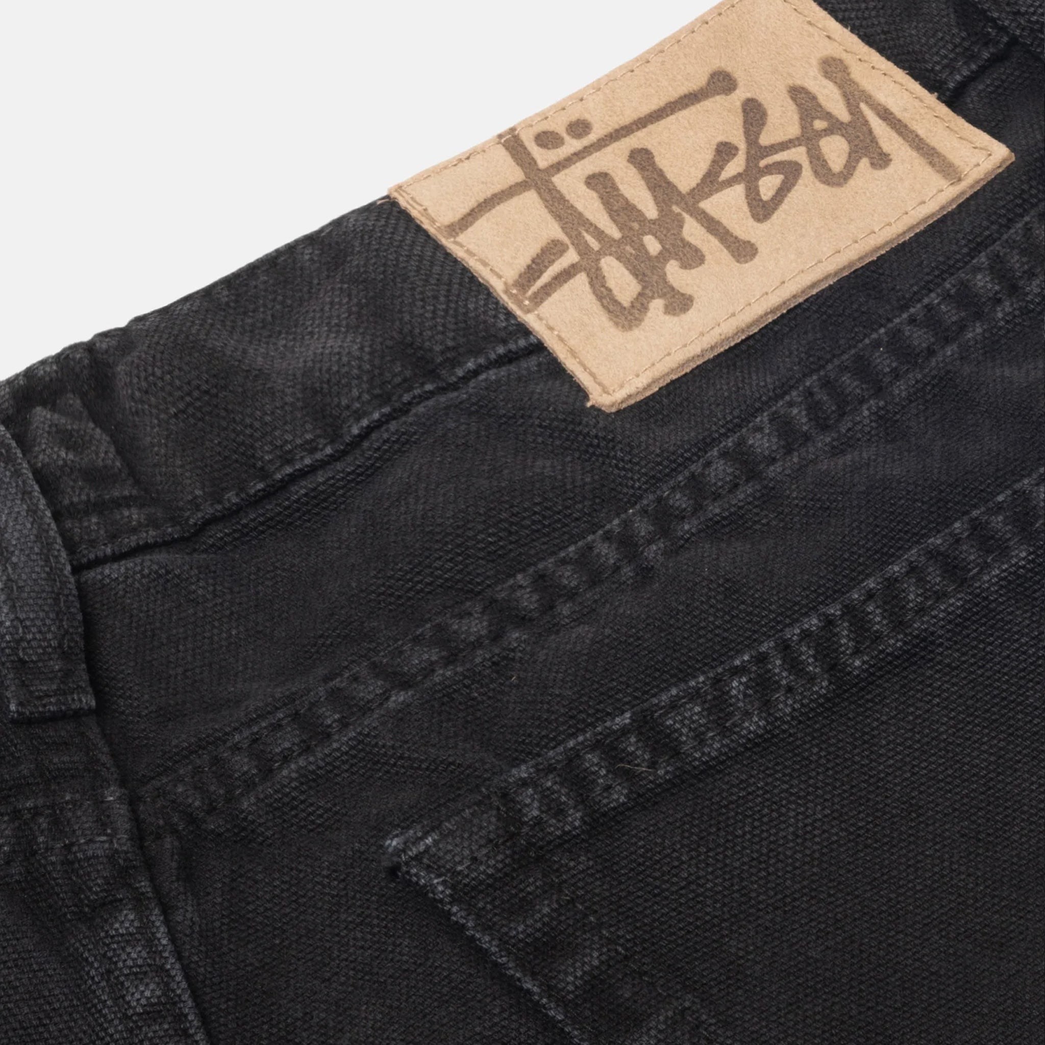 Washed Canvas Big Ol' Jeans - Black