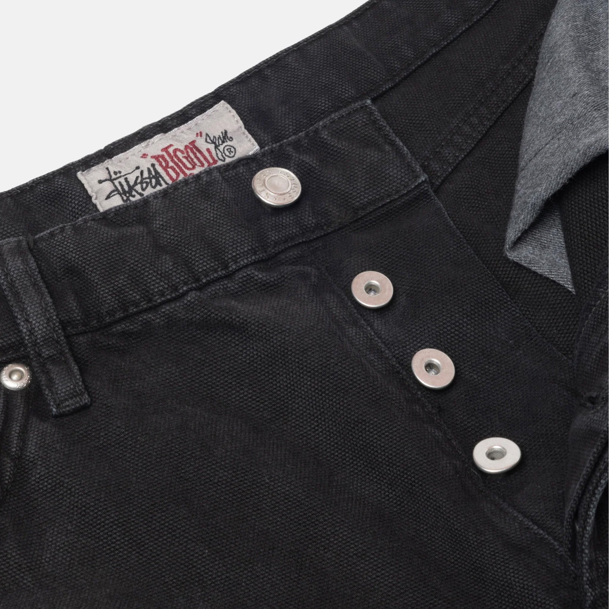 Washed Canvas Big Ol' Jeans - Black