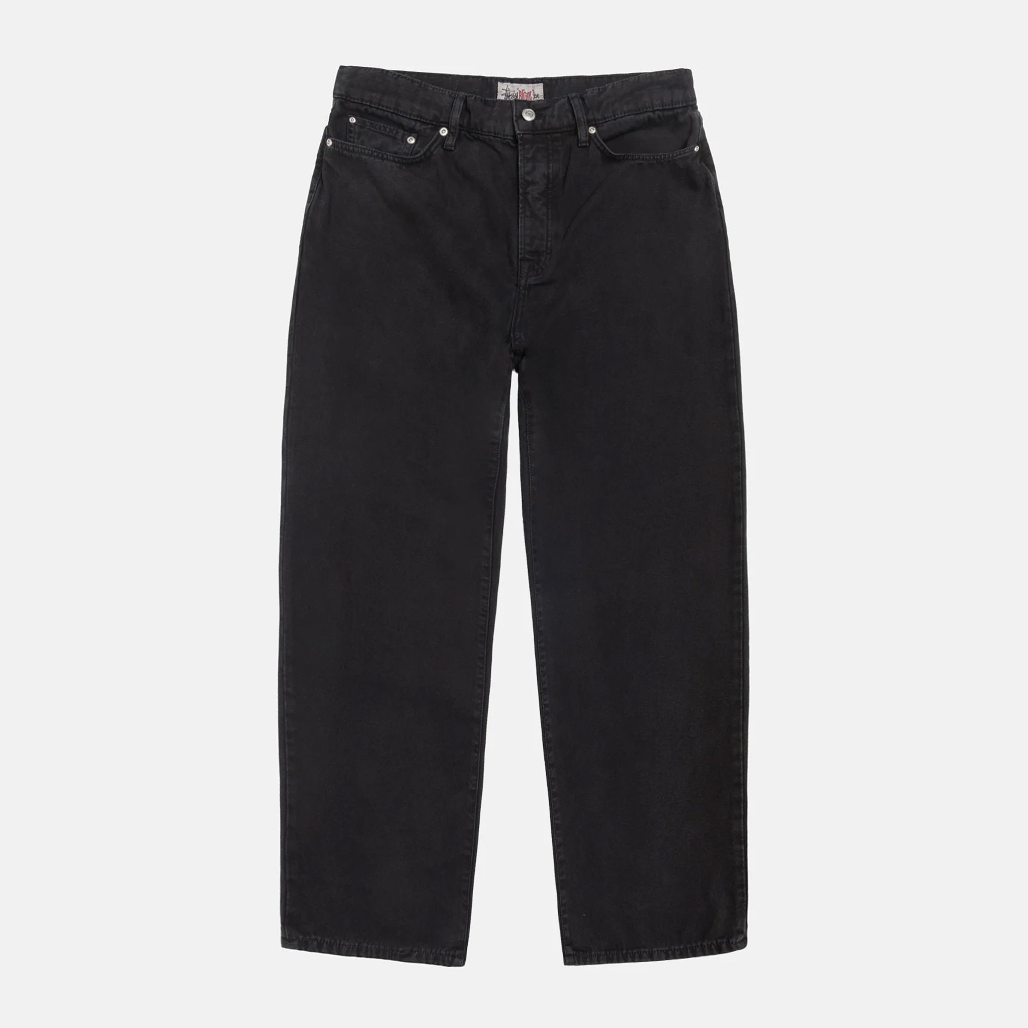 Stussy - Washed Canvas Big Ol' Jeans - Black | available at LCD