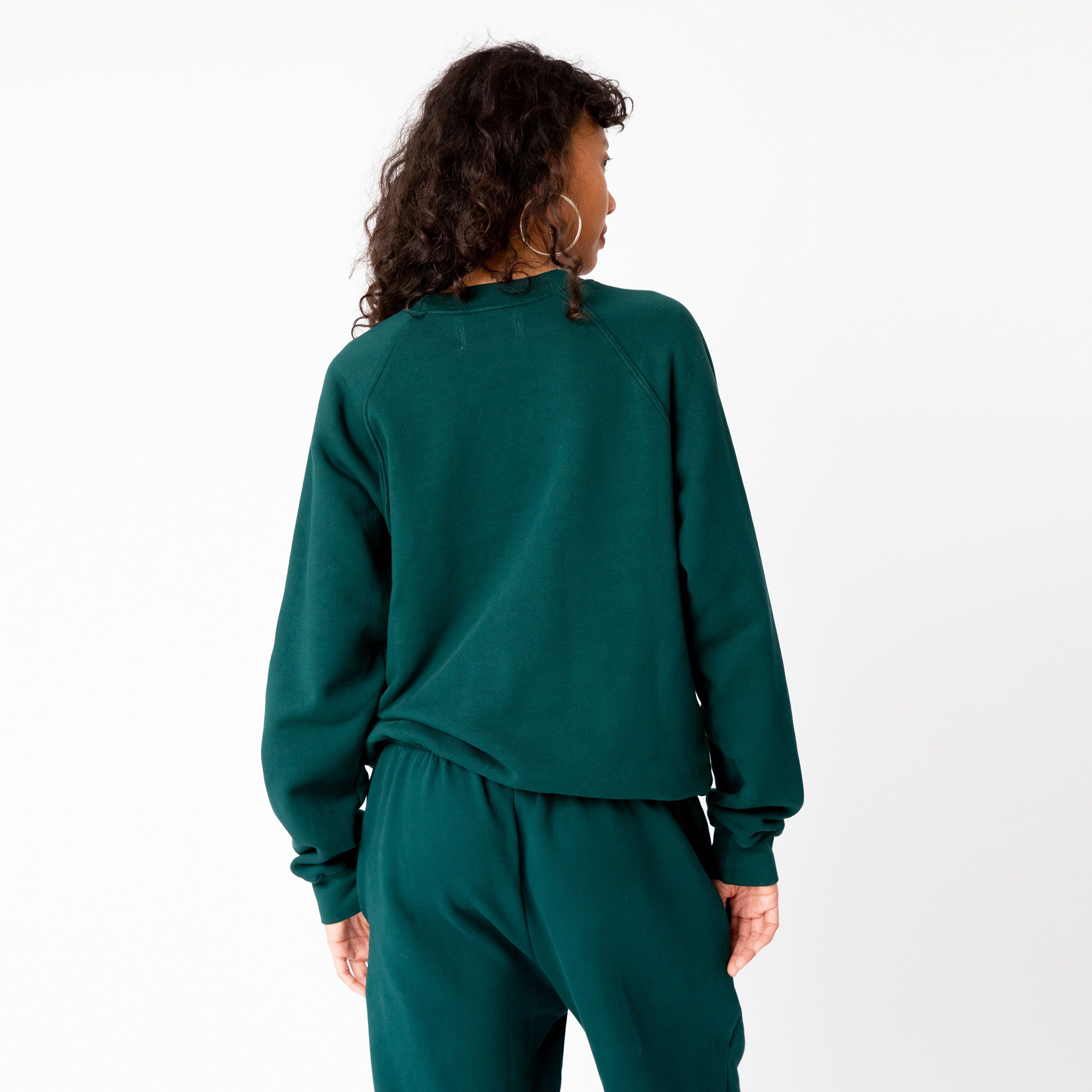 Classic Raglan Sweatshirt - Emerald