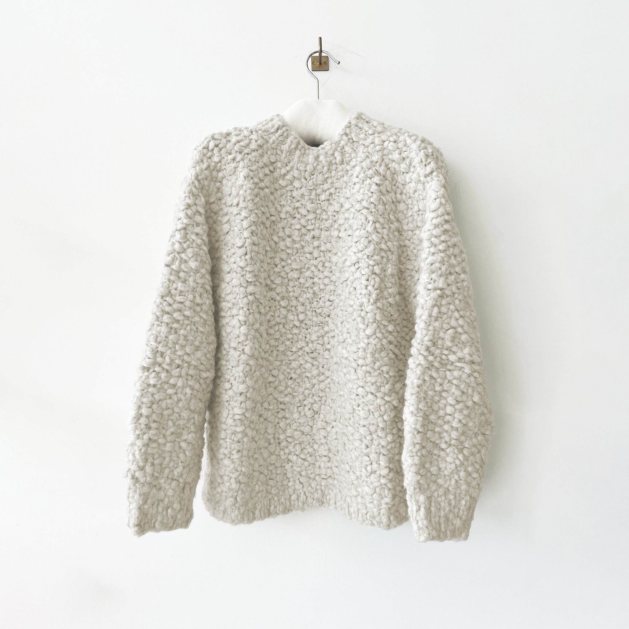 Lauren Manoogian - Hand Knit Matta Crewneck - Raw White