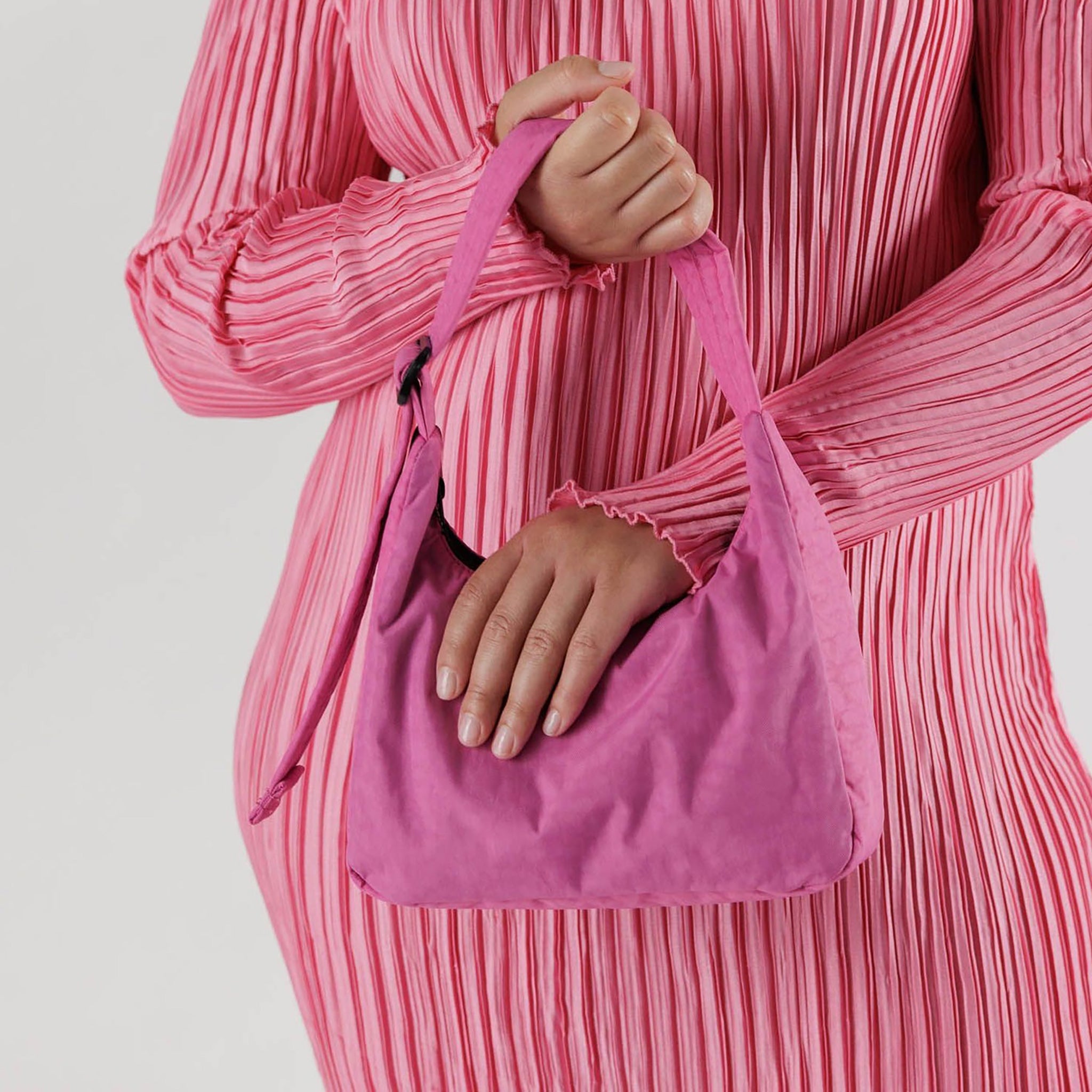 Pink nylon online bag