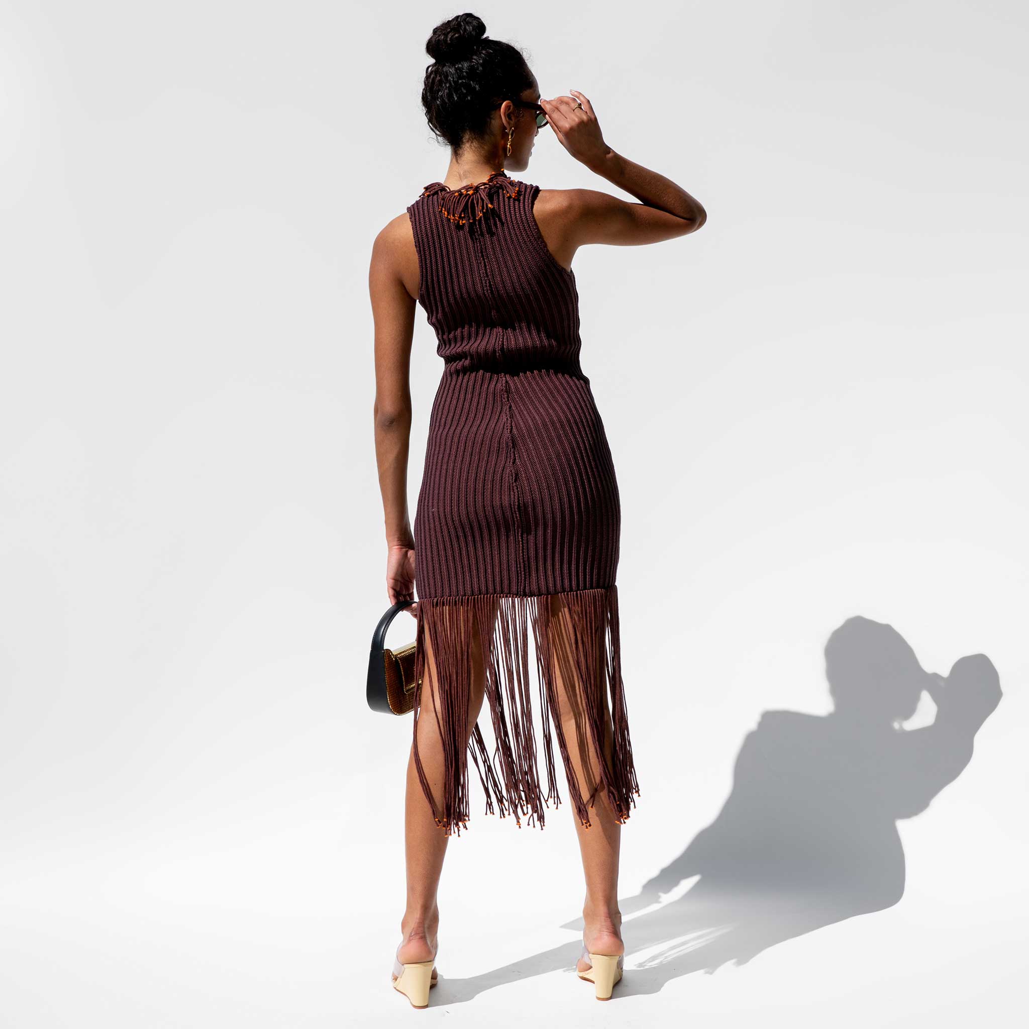 Rope Dress - Oxblood